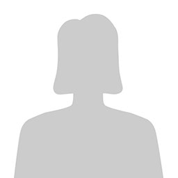 Generic gray female profile silhouette icon