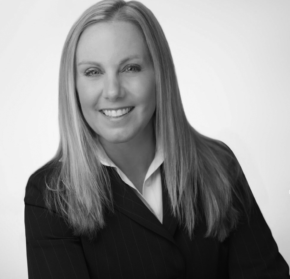Professional woman smiling in business headshot portrait